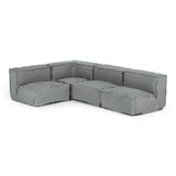 Navstar - Contemporary Grey Fabric Modular Sectional Sofa - View Image 1