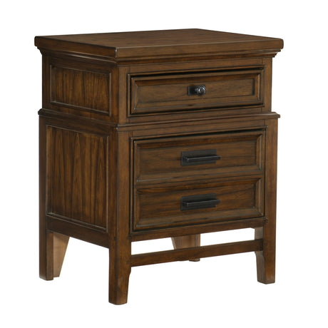 Frazier Park Nightstand In Brown Cherry 1649-4 | Homelegance - sold by Home Elegance USA