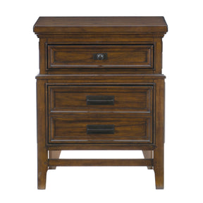 Frazier Park Nightstand In Brown Cherry 1649-4 | Homelegance - sold by Home Elegance USA