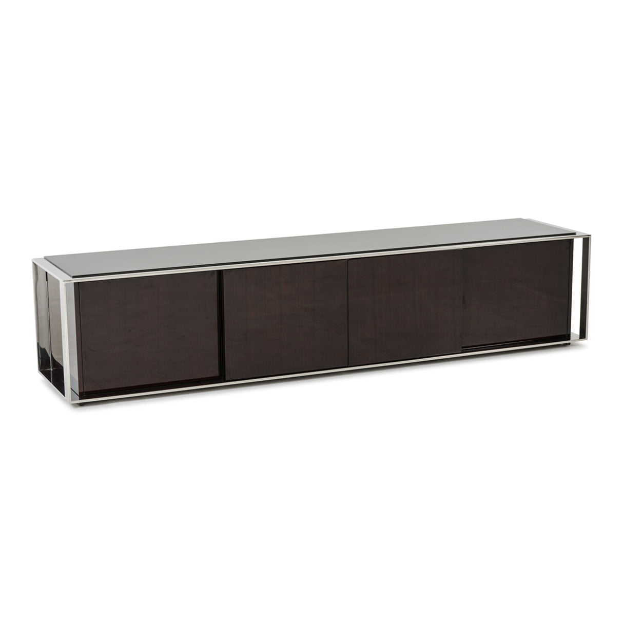 Noble Modern Ebony Lacquer TV Entertainment Center - View Image 1