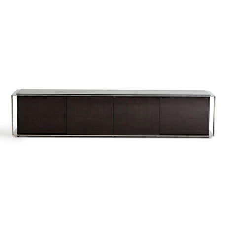 Noble Modern Ebony Lacquer TV Entertainment Center - View Image 1