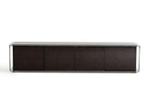 Noble Modern Ebony Lacquer TV Entertainment Center - View Image 1