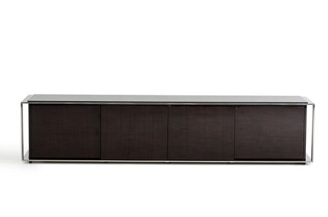 Noble Modern Ebony Lacquer TV Entertainment Center - View Image 1