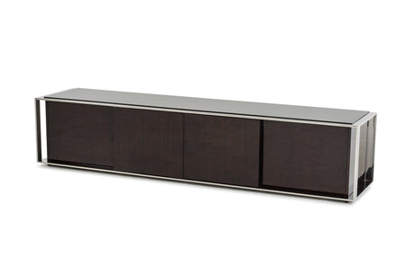Noble Modern Ebony Lacquer TV Entertainment Center - View Image 1