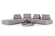 Divani Casa Nolden - Modern Modular Grey Fabric Armless Seat
