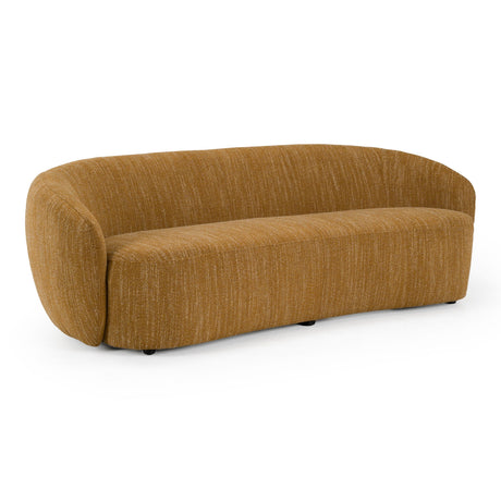 Divani Casa Norris - Modern Mustard Fabric Sofa