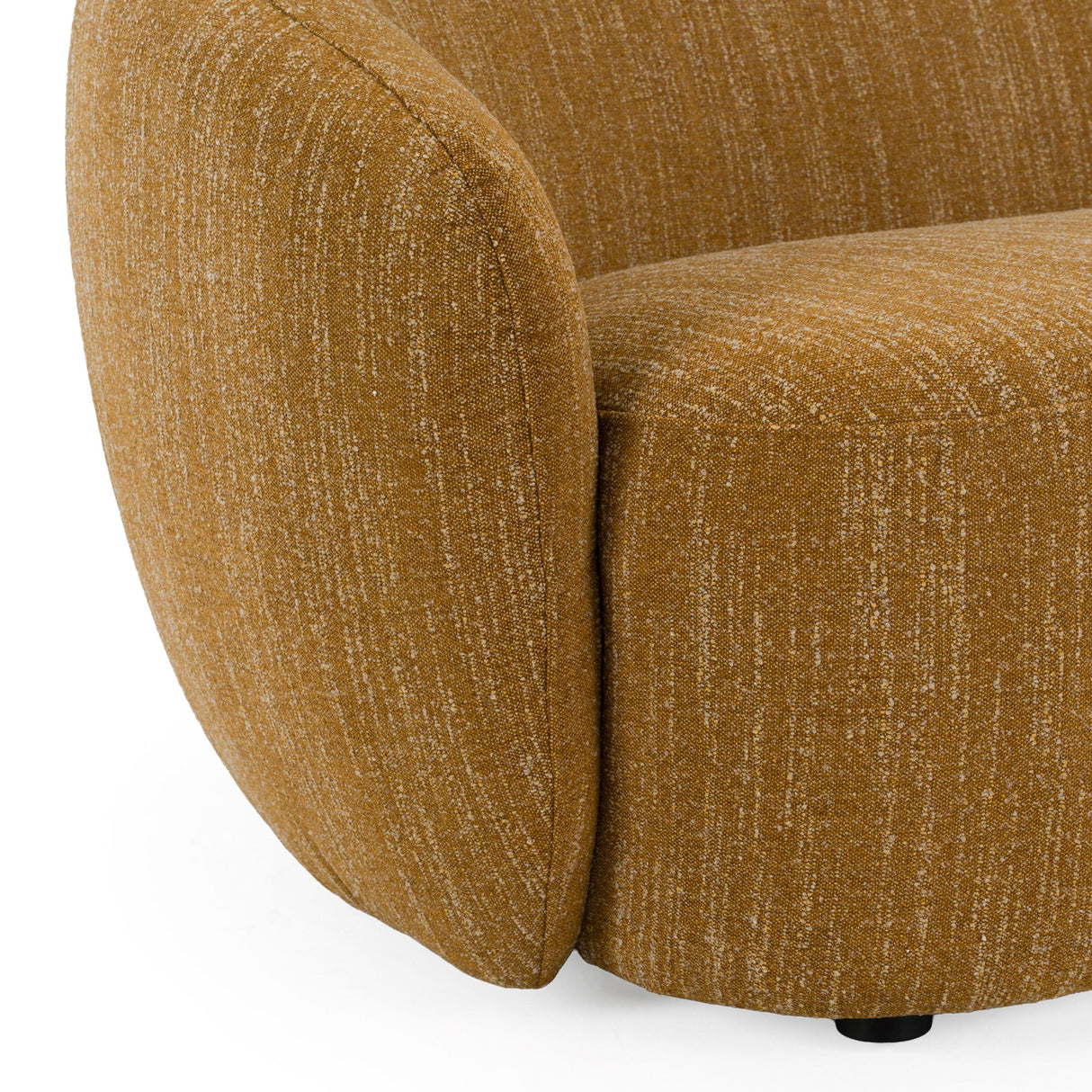 Divani Casa Norris - Modern Mustard Fabric Sofa