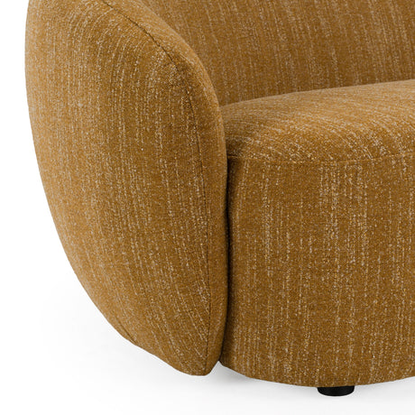 Divani Casa Norris - Modern Mustard Fabric Sofa