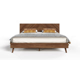Kamela -Modern Walnut EK Bedroom Set