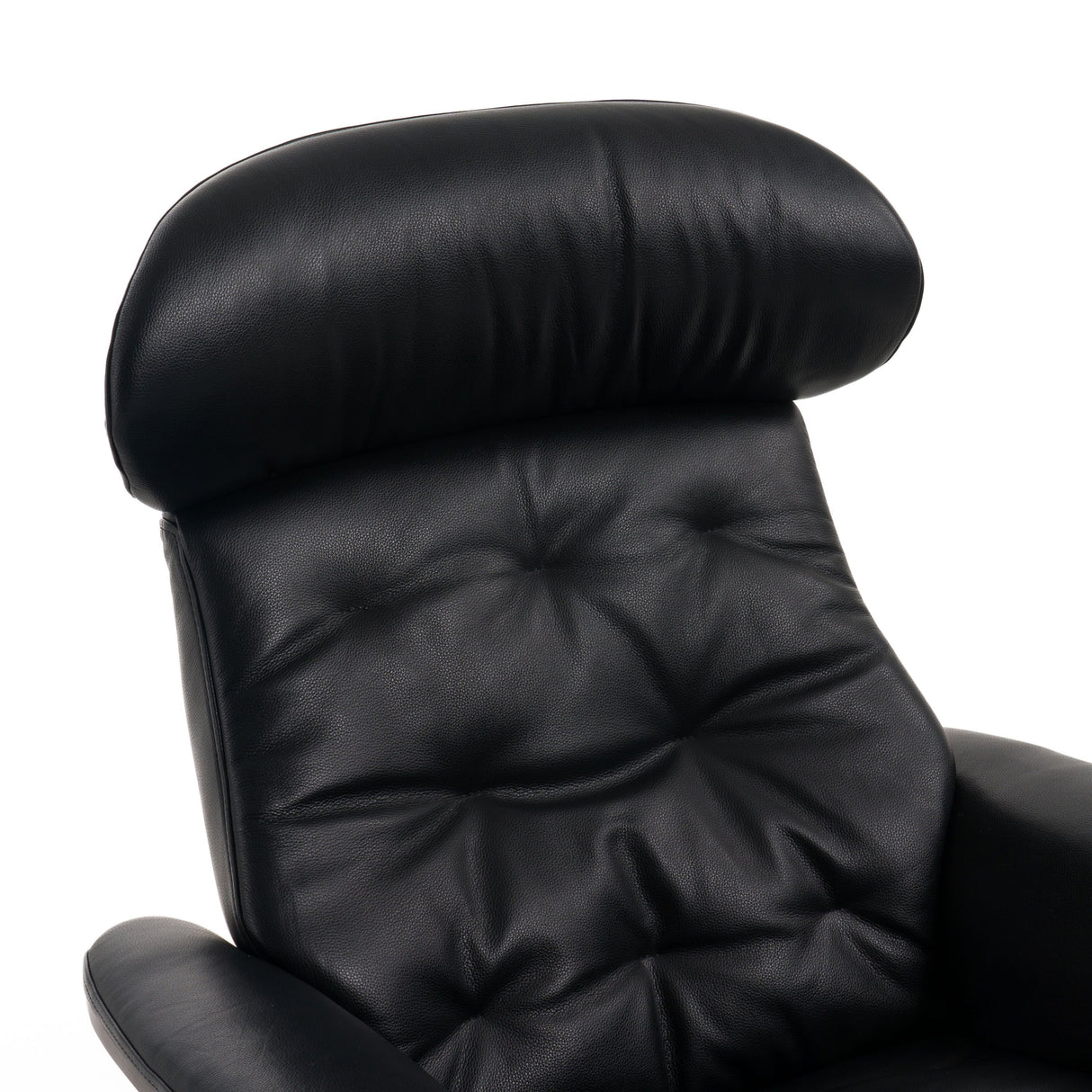 Modrest - Nowak Modern Black Lounge Chair & Ottoman Set