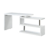 Acme - Buck II Writing Desk OF00017 White High Gloss Finish