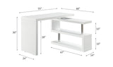 Buck II Writing Desk OF00017 White High Gloss Finish | Acme - OF00017 - Home Elegance USA - 6