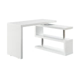 Buck II Writing Desk OF00018 White High Gloss Finish | Acme - OF00018 - Home Elegance USA - 2