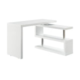 Acme - Buck II Writing Desk OF00018 White High Gloss Finish