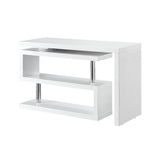 Acme - Buck II Writing Desk OF00018 White High Gloss Finish