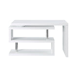 Acme - Buck II Writing Desk OF00018 White High Gloss Finish