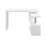 Buck II Writing Desk OF00018 White High Gloss Finish | Acme - OF00018 - Home Elegance USA - 4