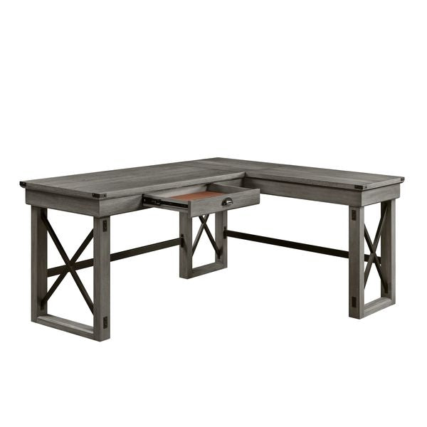 Acme - Talmar Writing Desk W/Lift Top OF00054 Weathered Gray Finish