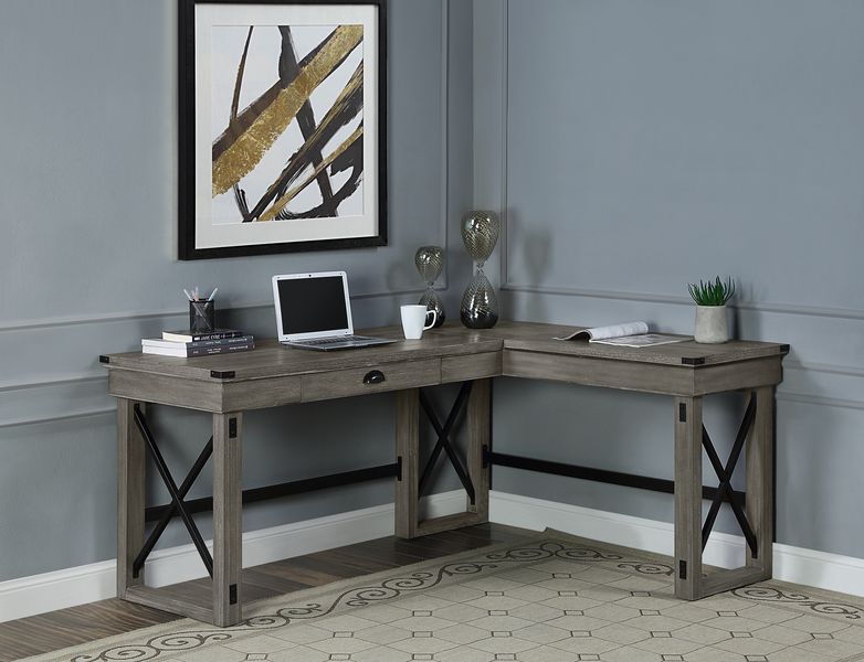 Acme - Talmar Writing Desk W/Lift Top OF00054 Weathered Gray Finish