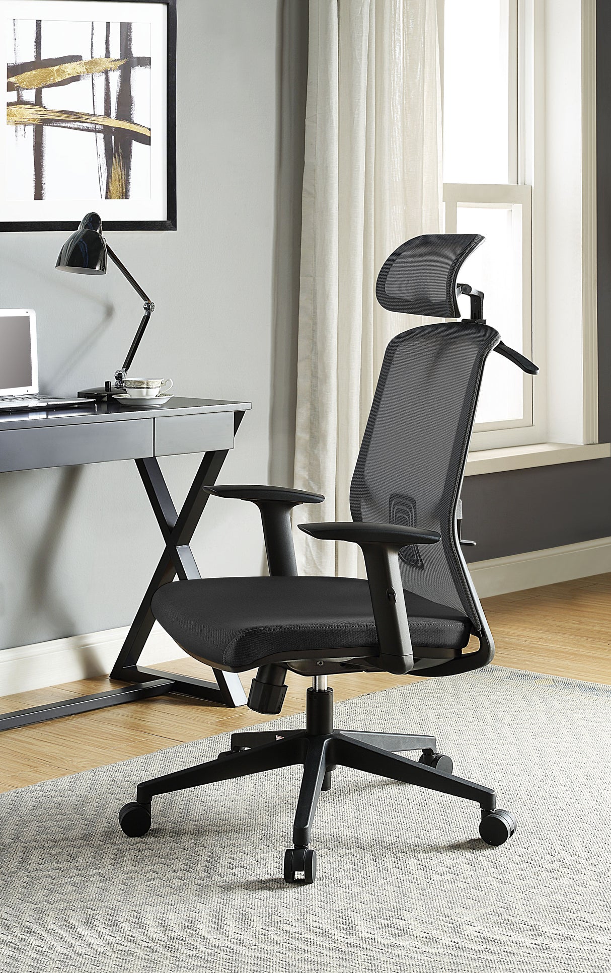 Acme - Umika Office Chair OF00097 Black Fabric