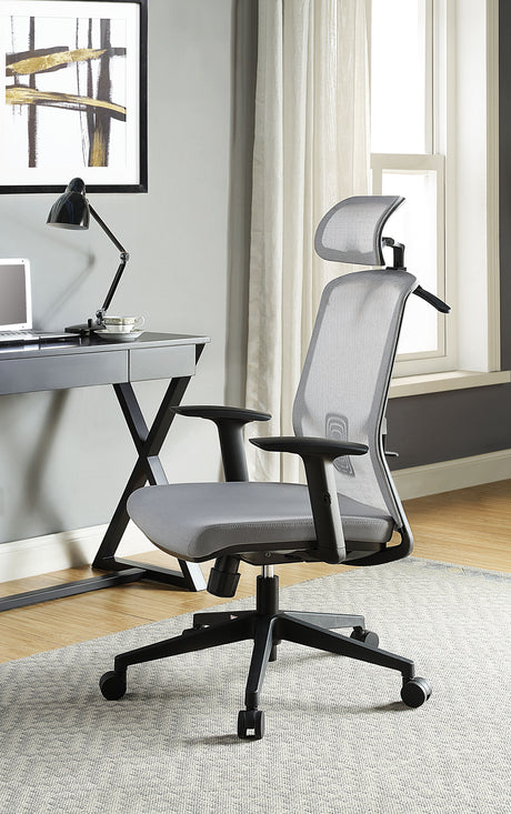 Acme - Umika Office Chair OF00099 Gray Fabric