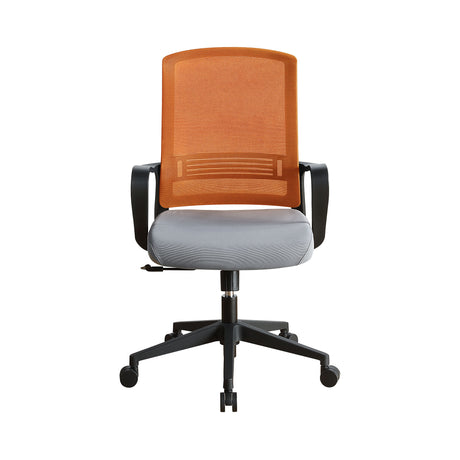 Acme - Tanko Office Chair OF00101 Orange & Gray Fabric