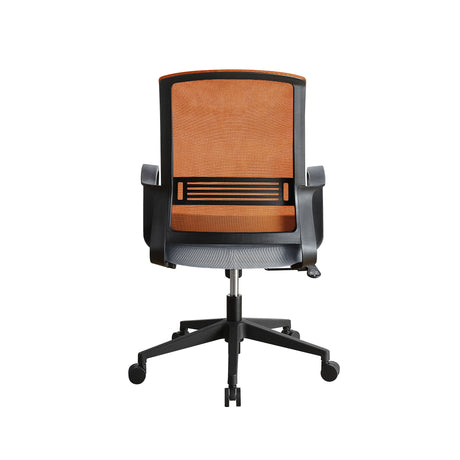 Acme - Tanko Office Chair OF00101 Orange & Gray Fabric