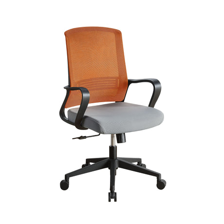 Acme - Tanko Office Chair OF00101 Orange & Gray Fabric