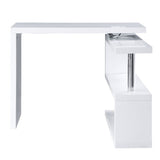 Buck II Writing Desk W/USB OF00155 White High Gloss Finish | Acme - OF00155 - Home Elegance USA - 2