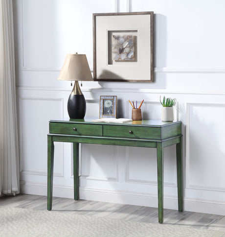 Acme - Manas Writing Desk(Same Ac00921) OF00175 Antique Green Finish