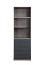 Acme - Estevon Bookcase OF00630 Gray Oak Finish