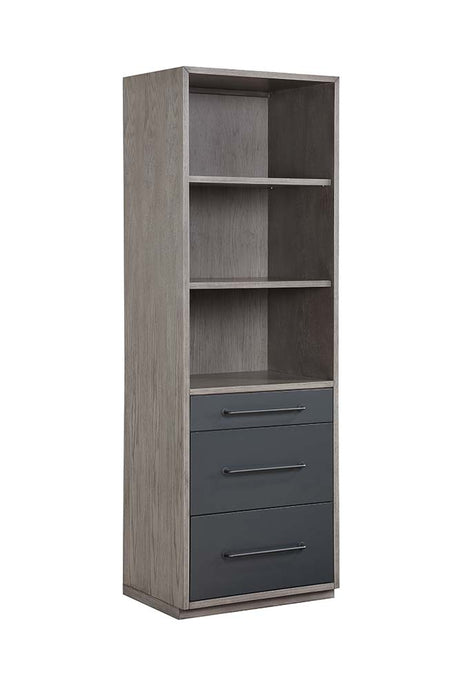 Acme - Estevon Bookcase OF00630 Gray Oak Finish