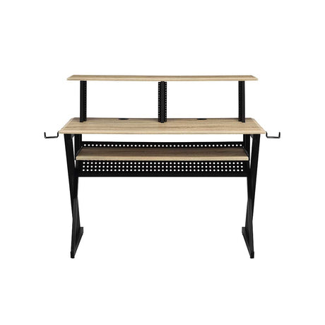 Acme - Humanity Music Desk OF00992 Natural & Black Finish