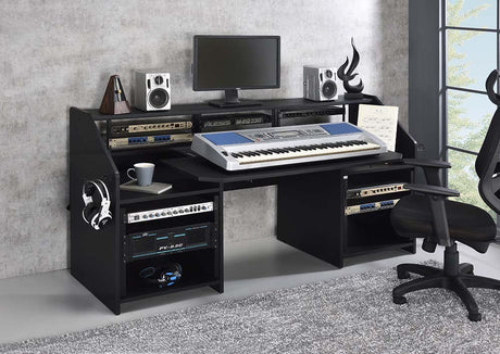 Annette Music Desk OF00993 Black Finish | Acme - OF00993 - Home Elegance USA - 1