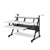 Acme - Willow Music Desk OF00996 White & Black Finish