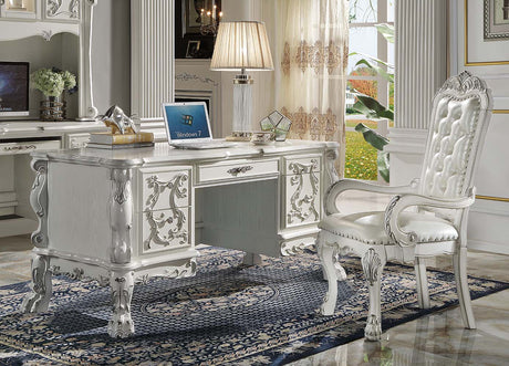 Acme - Dresden Executive Writing Desk OF01715 Bone White Finish