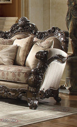 HD-2658 Traditional Carved Wood Living Room Set in Brown Cherry Finish by Homey Design - Home Elegance USA Homey Design Furniture