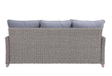 Acme - Greeley 4PC Pack Patio Sofa Set OT01090 Gray Fabric & Gray Finish