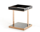 A&X Padua Modern Small Champagne & Rosegold End Table - VGUNCK810 - 50 - Home Elegance USA - 1