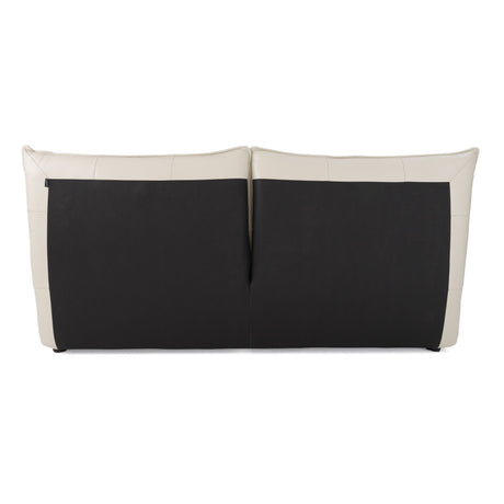 California King Patrick - Modern Light Grey Leather Bed