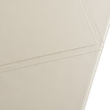 Pilot - Modern Dark Walnut + Beige Leather Desk - View Image 1