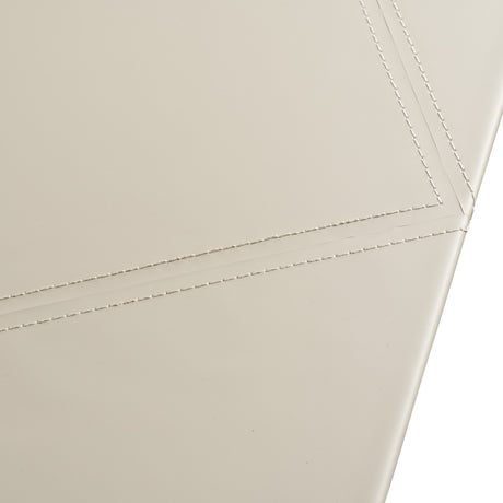 Pilot - Modern Dark Walnut + Beige Leather Desk - View Image 1