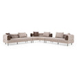 Plume Modern Brown Fabric Sectional Sofa – VIG Furniture - sold by Home Elegance USA