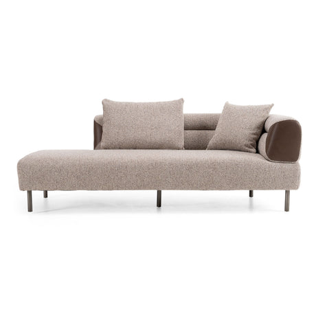 Plume Modern Brown Fabric Sectional Sofa – VIG Furniture - sold by Home Elegance USA