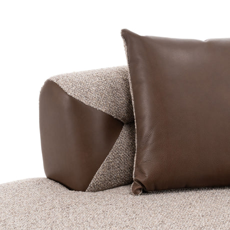Plume Modern Brown Fabric Sectional Sofa – VIG Furniture - sold by Home Elegance USA