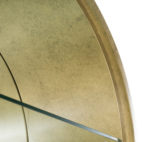 Poise - Modern Antique Brass + Mirror Bookcase - View Image 1