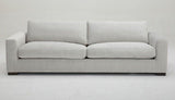 Divani Casa Poppy - Modern White Fabric Long Sofa
