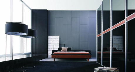 Queen Portofino Adjustable Leatherette Bed with built-in Nightstands