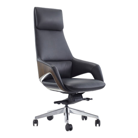 Modrest - Prost Modern Black High Back Executive Office Chair