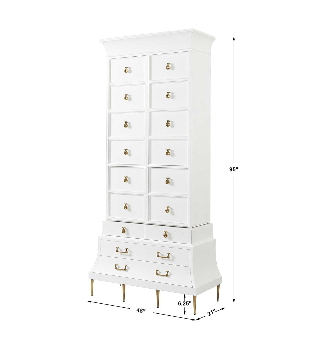 Uttermost Mansard Tall Cabinet 2 Cartons, Sku: R25360 Home Elegance USA